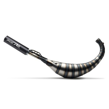 Marmitta YASUNI R4 2025 Max serie Black x Minarelli AM6 86/94cc