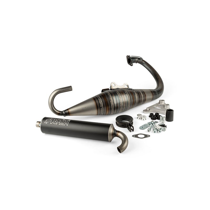 Muffler POLINI Scooter 4 MINARELLI Vertical, MBK Booster / Stunt