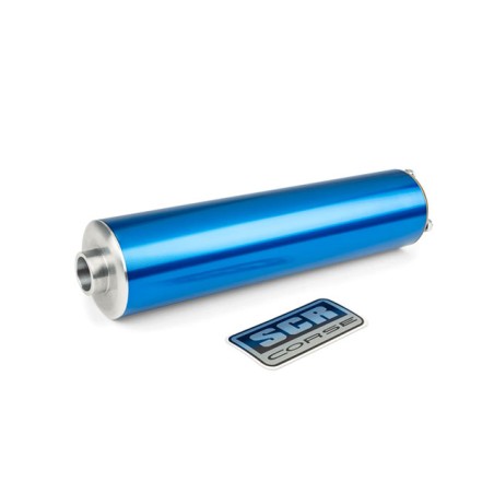 Silenziatore SCR blu versione lunga x marmitte 70-90cc