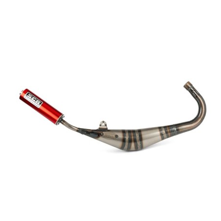 SCR Corse Handmade red exhaust 50-70 x MINARELLI AM6