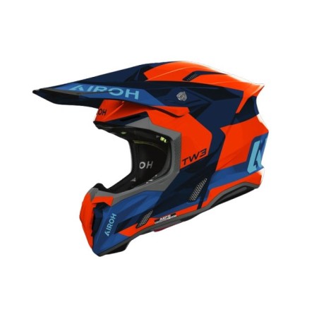 Helmet AIROH 2026 Twist 3 Fancy orange blue gloss