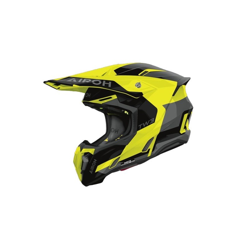 AIROH 2026 Twist 3 Fancy Yellow Gloss Helmet
