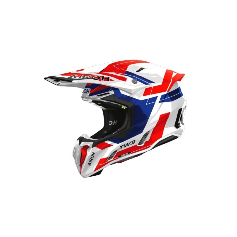 AIROH 2026 Twist 3 Dynasty Blue/Red Gloss Helmet