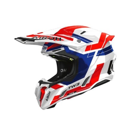 AIROH 2026 Twist 3 Dynasty Blue/Red Gloss Helmet