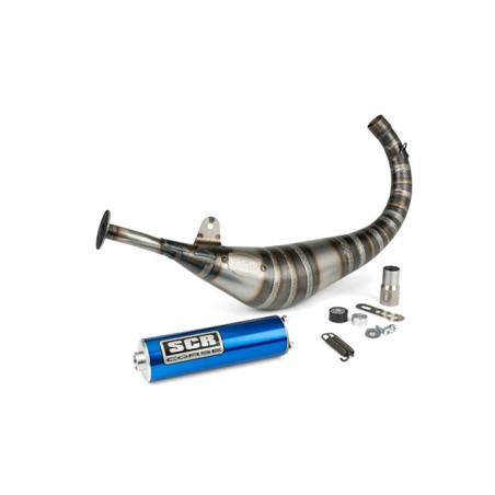 SCR Corse Racing Line 80-90 AM6 Exhaust Blue