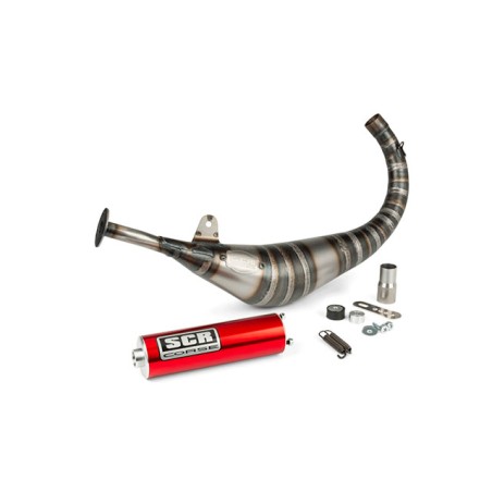 SCR Corse Racing Line 80-90 AM6 Exhaust Red