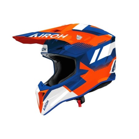 AIROH Wraap 2025 Vision Orange/Blue Gloss Helmet