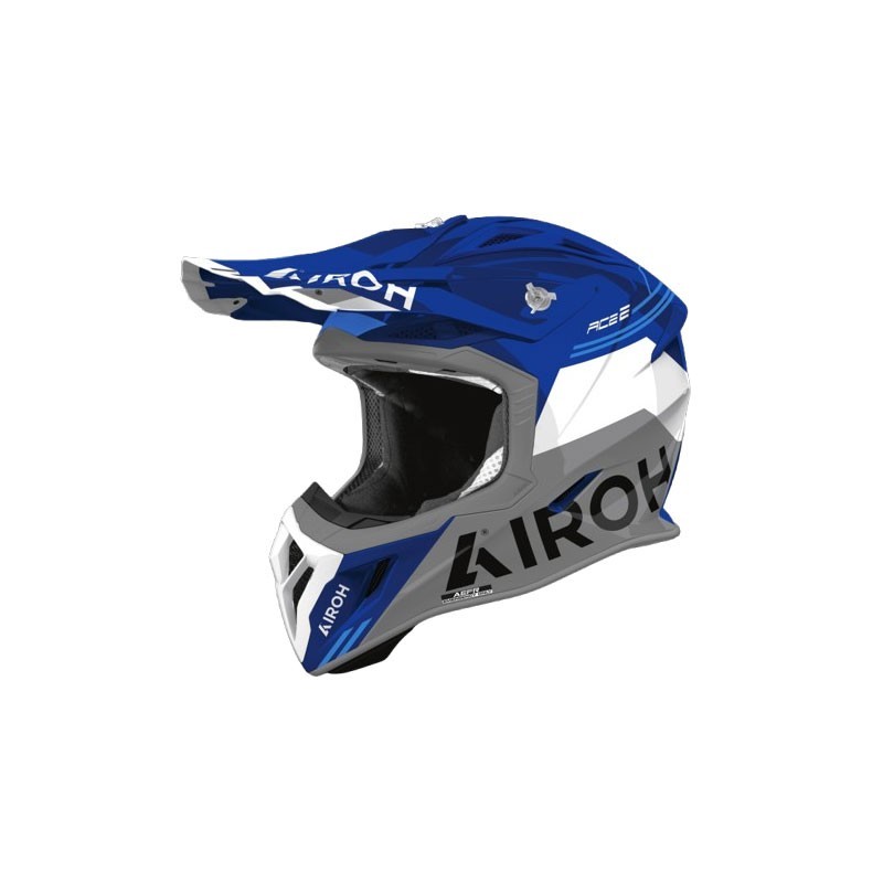 AIROH 2026 Aviator 3 Fury Blue Gloss Helmet
