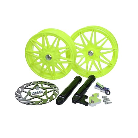 Coppia cerchi Fast Arrow Pro giallo x PIAGGIO ZIP