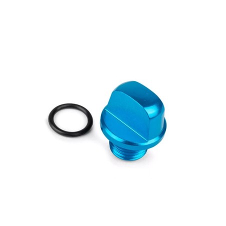New-Style x STR8 MINARELLI scooter blue gear oil cap