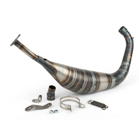 Marmitta VOCA Carbon Racing 70/80cc x HM Derapage ( collettore 28mm )