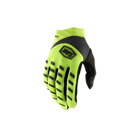 Guanti 100% Airmatic yellow/black bimbo