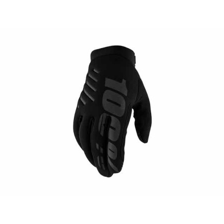 Guanti 100% Brisker Black bimbo