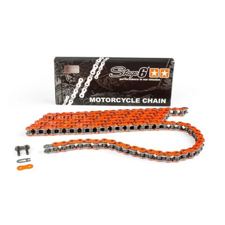 STAGE6 chain HQ 428 - 140 links orange fluo