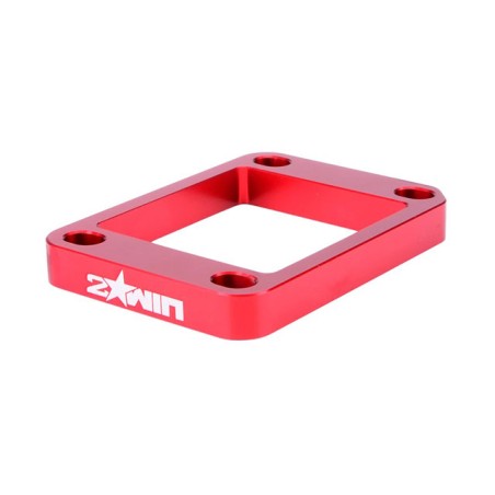Distanziale valvola lamellare 2WIN da 10mm AM6/Derbi rossa