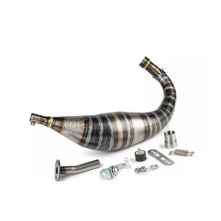 Marmitta (senza silenziatore) Stage6 R/T 80 - 90cc imbocco 32mm Minarelli AM6