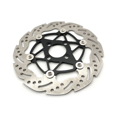 Disco freno flottante BRAZ 220mm x MBK Booster 4 fori