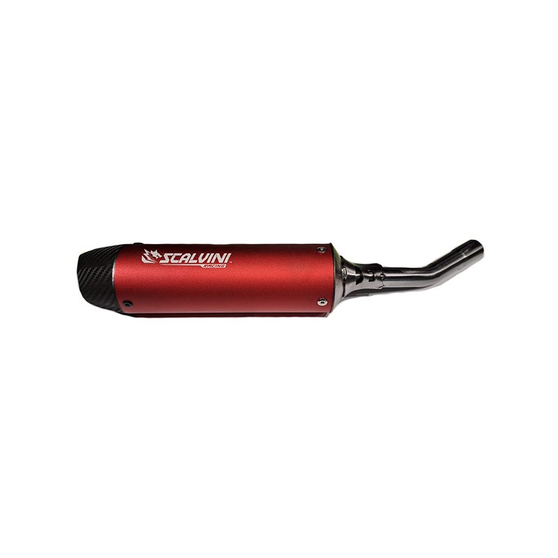 Silenziatore SCALVINI x HM 86 2010/2015 - Vent 50 2016/2021 carbon look rosso