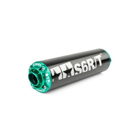 RT 90-100cc STAGE6 Silencer Black/Turquoise