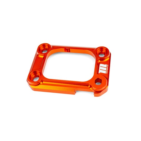 Piastra di rinforzo MOTOFORCE arancione x collettore AM6 - Derbi