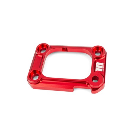 Piastra di rinforzo MOTOFORCE rossa x collettore AM6 - Derbi