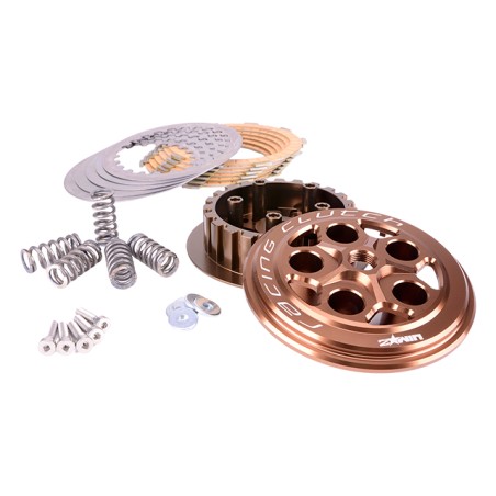 Kit frizione 2WIN bronzo x Minarelli AM6 con 6 dischi e 5 molle