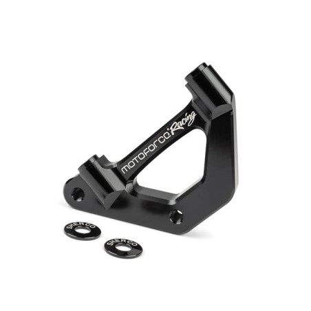 Supporto pinza MOTOFORCE x pinza 4 pistoncini disco 260mm su moto 50cc