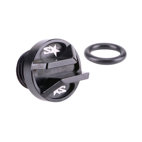 Tappo olio motore CNC 2WIN nero x AM6