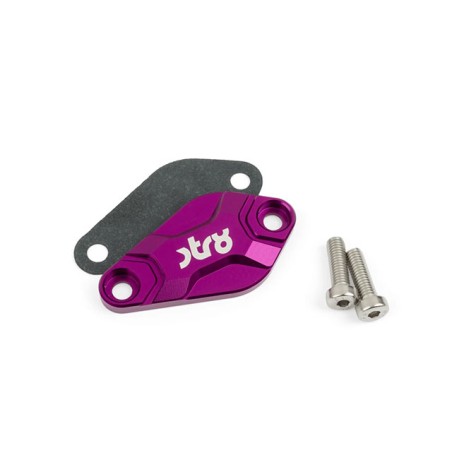 Piastrina STR8 viola x copertura pompa olio AM6 - Derbi