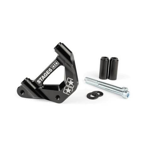 Caliper support STAGE6 x 4-piston caliper on 50cc motorcycles